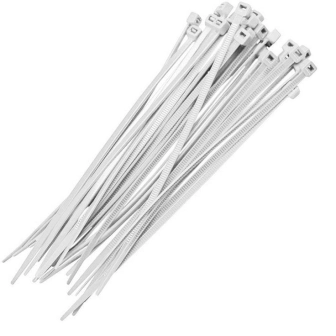 Produto Abraçadeira de Nylon Branco 20CM (100 Unidades)