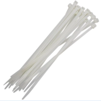 Abraçadeira de Nylon Branco 28CM (100 Unidades) Produto Abraçadeira de Nylon Branco 28CM (100 Unidades)