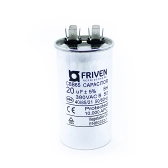 Capacitor Permanente 20 MFD/µF 380V 2 Polos Produto Capacitor Permanente 20 MFD/µF 380V 2 Polos