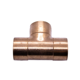 Tee Cobre 1.5/8 (Parede 1/16) Produto Tee Cobre 1.5/8 (Parede 1/16)