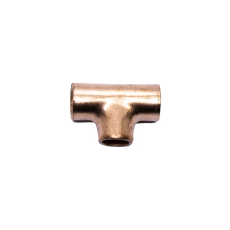 Tee Cobre 3/8 - (Parede 1/16) Produto Tee Cobre 3/8 - (Parede 1/16)