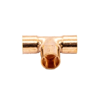 Tee Cobre 3/8 (Parede 1/32) Produto Tee Cobre 3/8 (Parede 1/32)
