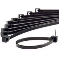Abraçadeira de Nylon Preto 28CM (100 Unidades) Produto Abraçadeira de Nylon Preto 28CM (100 Unidades)