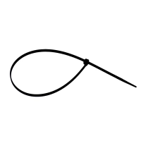 Abraçadeira de Nylon Preto 36cm (100 Unidades) Produto Abraçadeira de Nylon Preto 36cm (100 Unidades)
