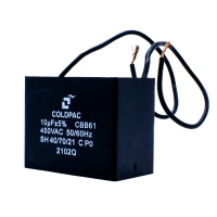 CAPACITOR QUADRADO (dielétrico plástico) 10MFD 450V COLDPAC Produto CAPACITOR QUADRADO (dielétrico plástico) 10MFD 450V COLDPAC