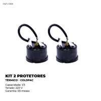 KIT 10 PROTETORES TÉRMICO 1/3 110V COLDPAC Produto KIT 10 PROTETORES TÉRMICO 1/3 110V COLDPAC
