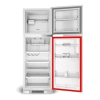 Produto Kit - 4 Barras Gaxeta Para Geladeira Com Aba E Imã Barra 2m