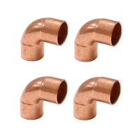 Produto Kit 4 Curvas de Cobre 90º 1.1/8 (Parede 1/16)