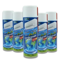 Kit com 5 Espumas Limpadora Para Ar Condicionado (Citrus) - 300ml Produto Kit com 5 Espumas Limpadora Para Ar Condicionado (Citrus) - 300ml