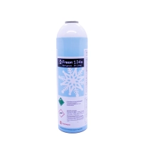 Produto Kit Válvula Para Transvazar Gás + Fluido R134a - Lata 1Kg