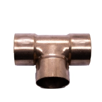 Tee Cobre 2.1/8 (Parede 1/16) Produto Tee Cobre 2.1/8 (Parede 1/16)