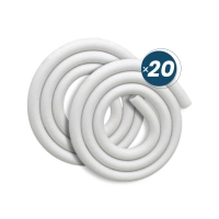 TUBO ESPONJOSO 1/2 REVESTIDO BRANCO PLUS (KIT COM 20 BARRAS) Produto TUBO ESPONJOSO 1/2 REVESTIDO BRANCO PLUS (KIT COM 20 BARRAS)