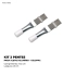 Produto KIT 2 PENTES PARA ALETAS ALUMINIO - COLDPAC Produto Produto KIT 2 PENTES PARA ALETAS ALUMINIO - COLDPAC
