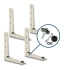 Kit com 02 Pares Suporte para Ar Condicionado Split 400mm