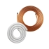 Kit Instalação Ar Condicionado 3/8 Eluma 15m + Isolante Esponjoso Branco 16m