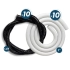 Produto Kit Com 10 barras de Tubo Esponjoso 1.3/8 Preto E 10 barras de 1" Branco Produto Produto Kit Com 10 barras de Tubo Esponjoso 1.3/8 Preto E 10 barras de 1" Branco