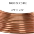 Tubo De Cobre Eluma 3/8 X 1/32 (03 Metros)