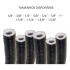 Tubo Esponjoso 1.3/8 Rev. Preto (kit 10 Barras Com 2 Metros)